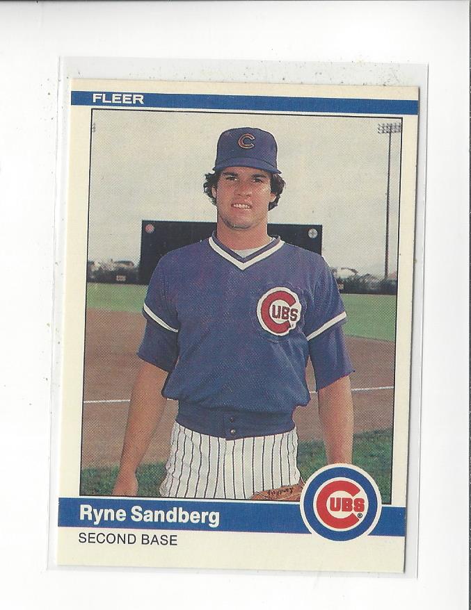 1984 Fleer #504 Ryne Sandberg