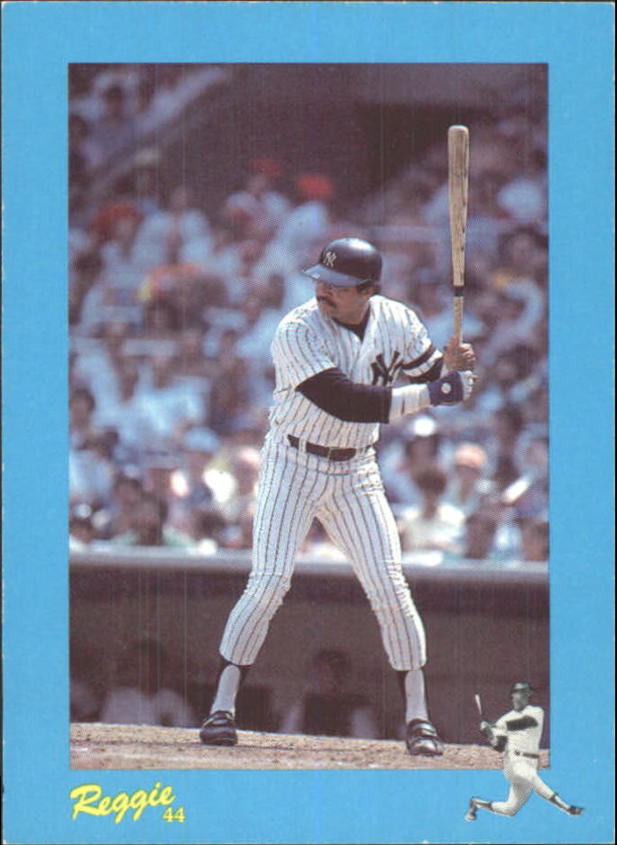 1984 Galasso Reggie Jackson Mini #22 Reggie Jackson/(Puzzle back; top left)