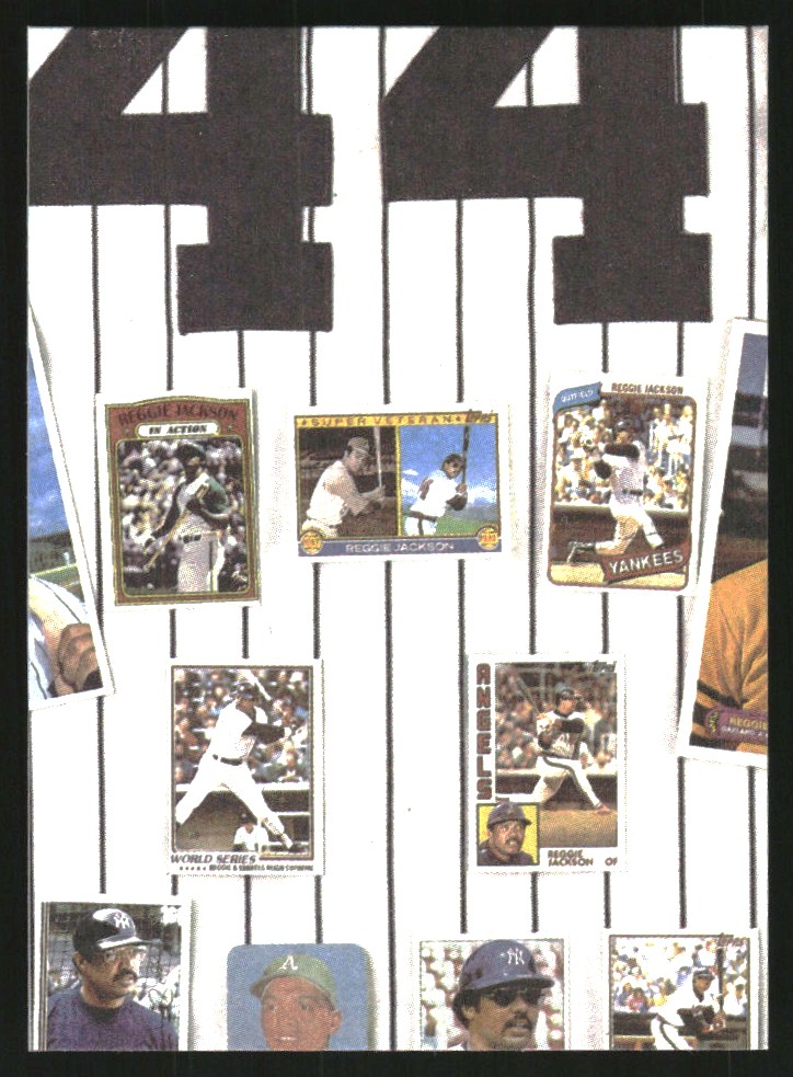1984 Galasso Reggie Jackson Mini #26 Reggie Jackson/(Puzzle back; middle middle)