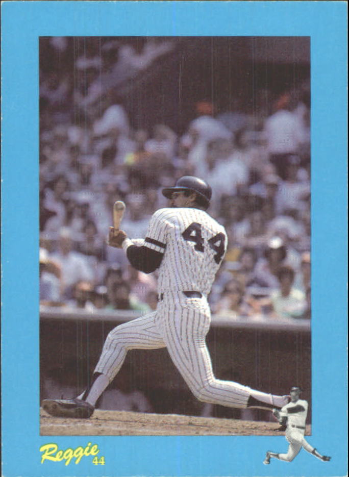 1984 Galasso Reggie Jackson Mini #28 Reggie Jackson/(Puzzle back; top right)