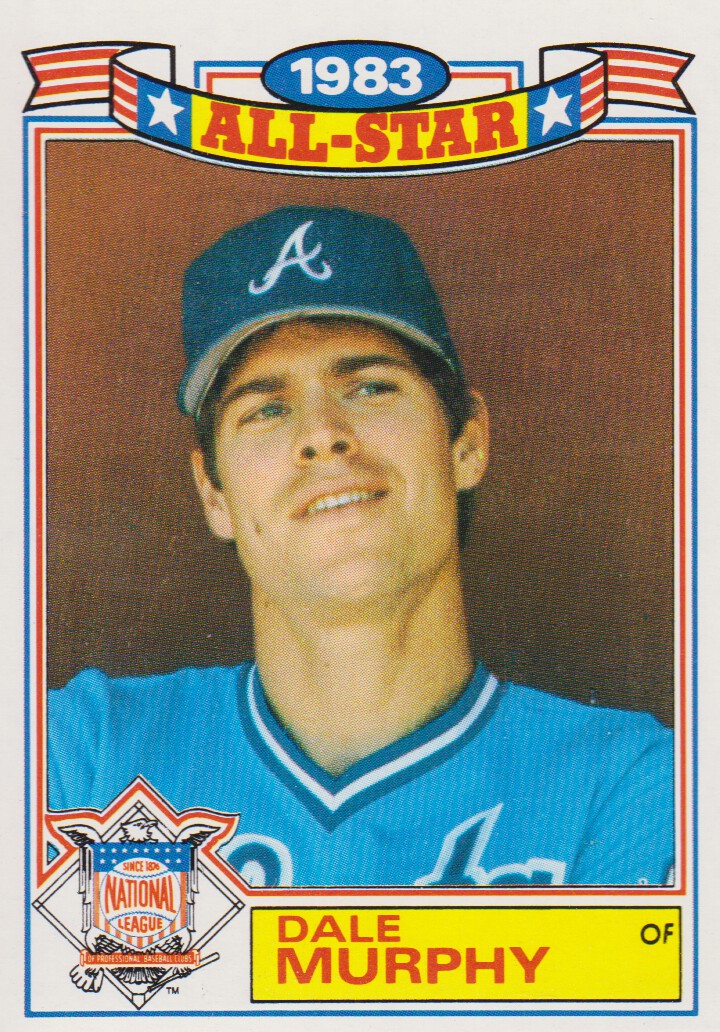 1983 Atlanta Braves Police Dale Murphy