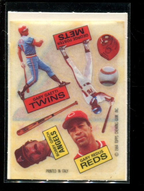 B6721- 1984 Topps Rub Downs Baseball Cards 1-32 -You Pick- 15+ FREE US SHIP - Picture 20 of 25