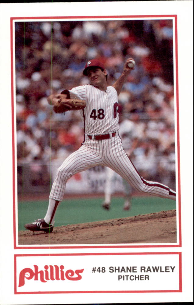 1985 Phillies CIGNA #15 Shane Rawley