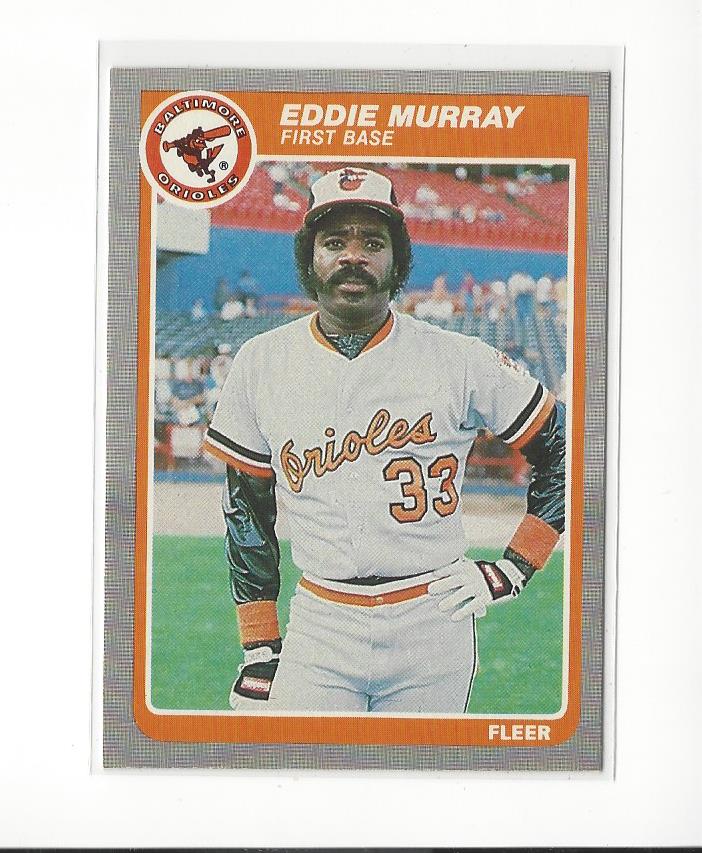 1985 Fleer #184 Eddie Murray