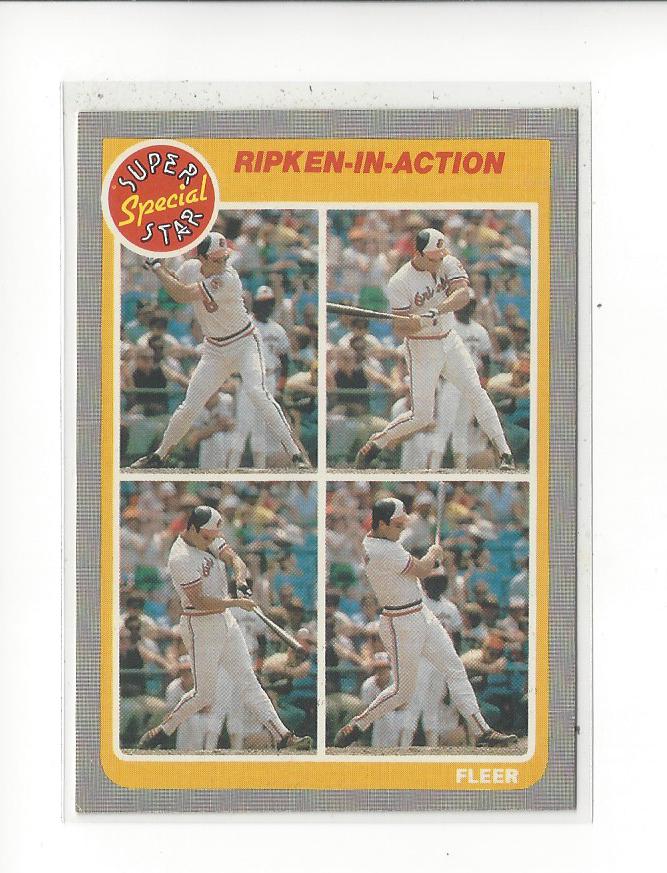 1985 Fleer #626 Cal Ripken IA