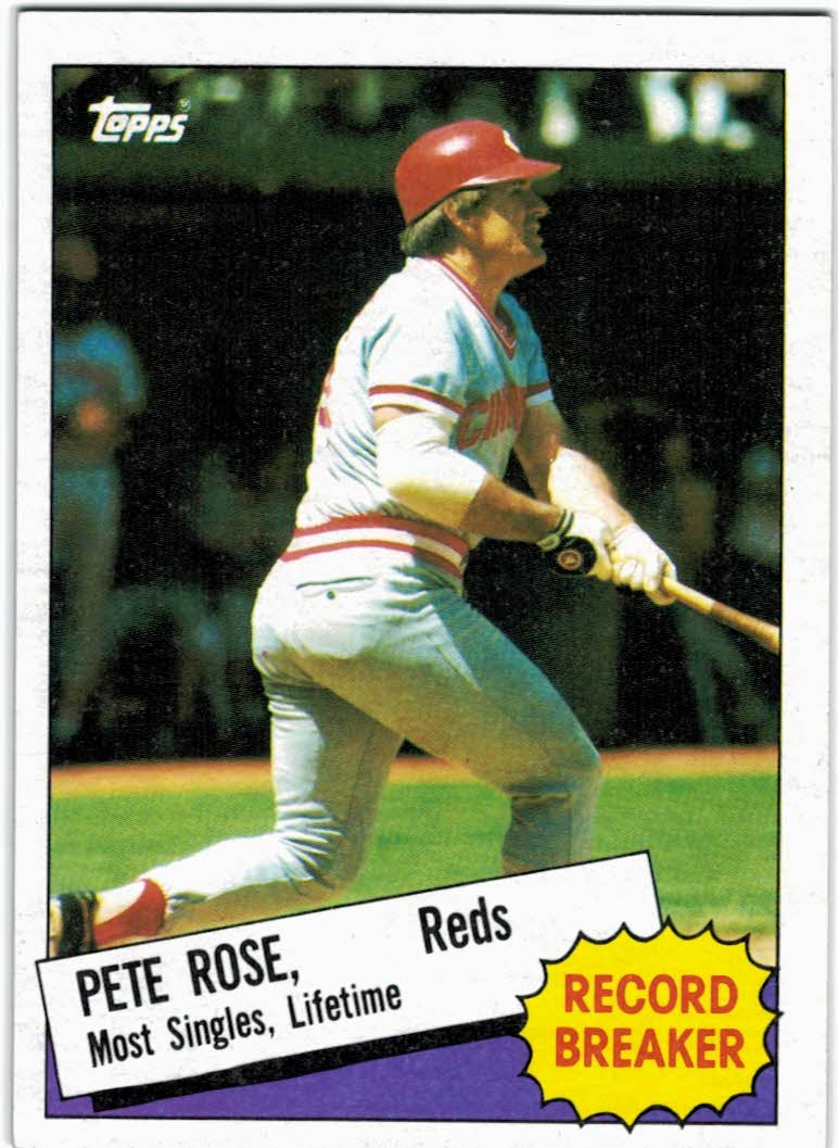 1985 Topps #6 Pete Rose RB