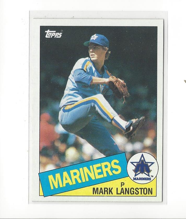 1985 Topps #625 Mark Langston RC