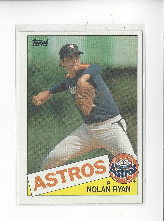 1985 Topps #760 Nolan Ryan