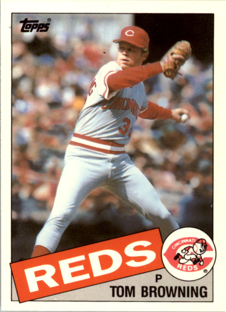 1985 Topps Traded Tiffany #11T Tom Browning