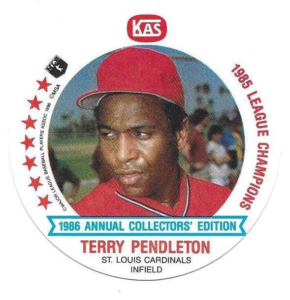 1991 Fleer #642 Terry Pendleton VG St. Louis Cardinals