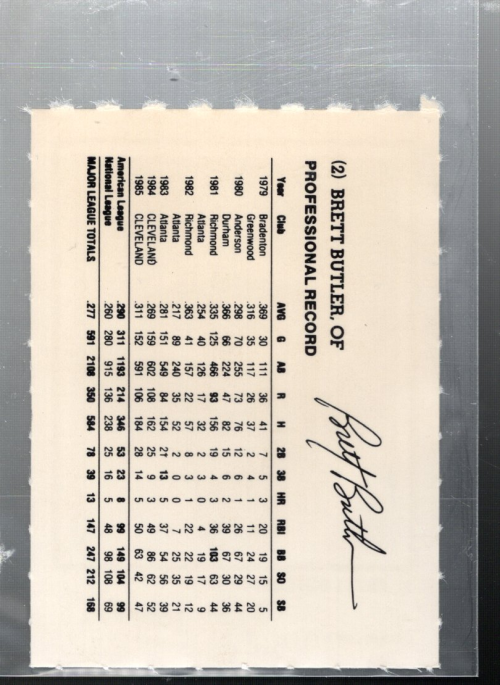 B7193- 1986 Indians Oh Henry Cleveland BB Cards -You Pick- 15+ FREE US SHIP