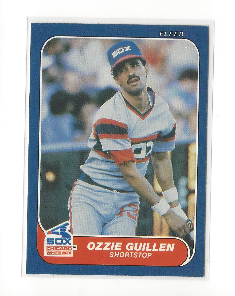 1986 Fleer #206 Ozzie Guillen RC