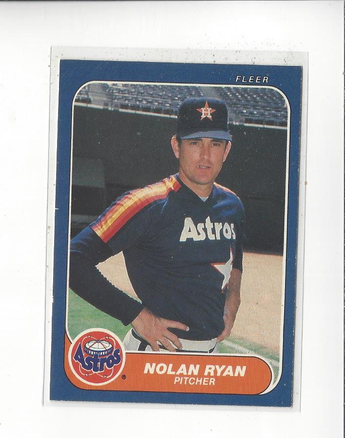1986 Fleer #310 Nolan Ryan