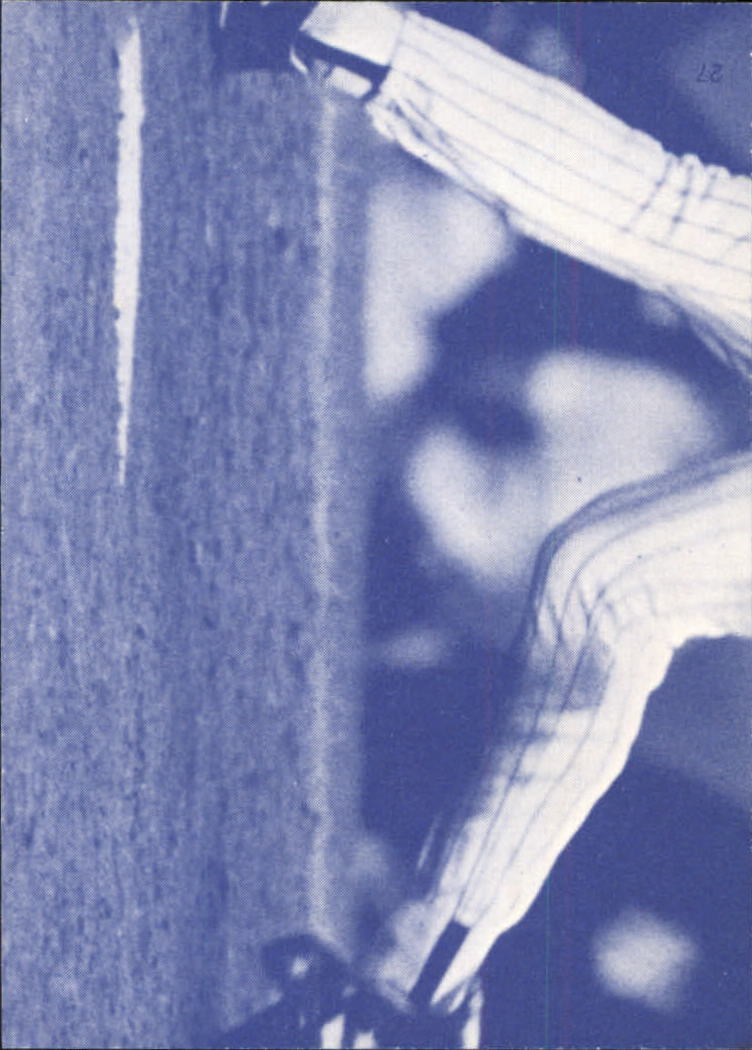 1986 Galasso Mattingly #NNO Don Mattingly/Batting Pose, Night Game back image