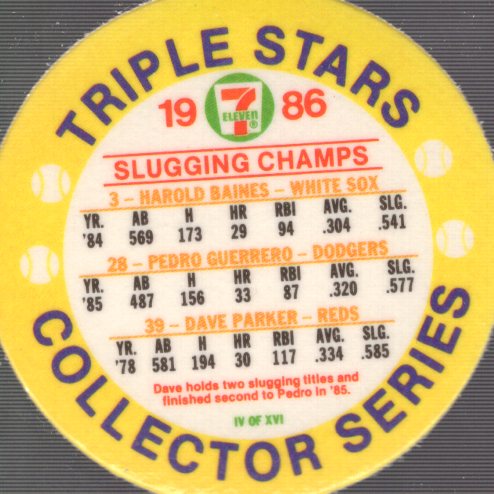 1986 Seven-Eleven Coins Baseball Card Pick (Base) - Bild 9 von 35