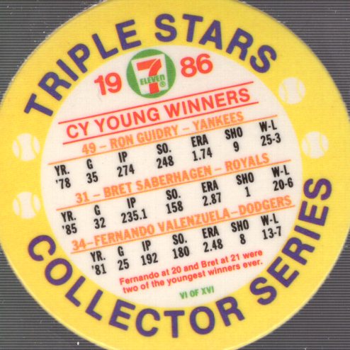 1986 Seven-Eleven Coins Baseball Card Pick (Base) - Bild 11 von 35