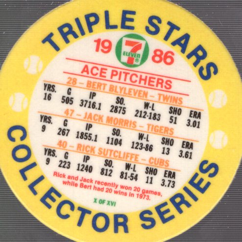 1986 Seven-Eleven Coins Baseball Card Pick (Base) - Bild 17 von 35