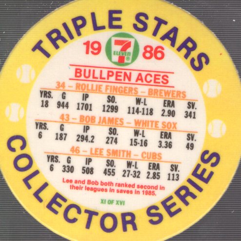 1986 Seven-Eleven Coins Baseball Card Pick (Base) - Bild 19 von 35