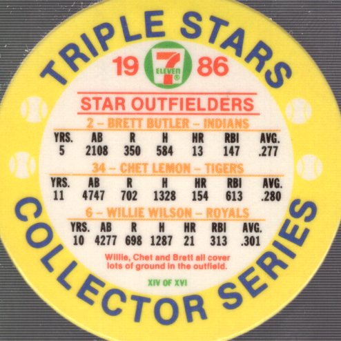 1986 Seven-Eleven Coins Baseball Card Pick (Base) - Bild 25 von 35