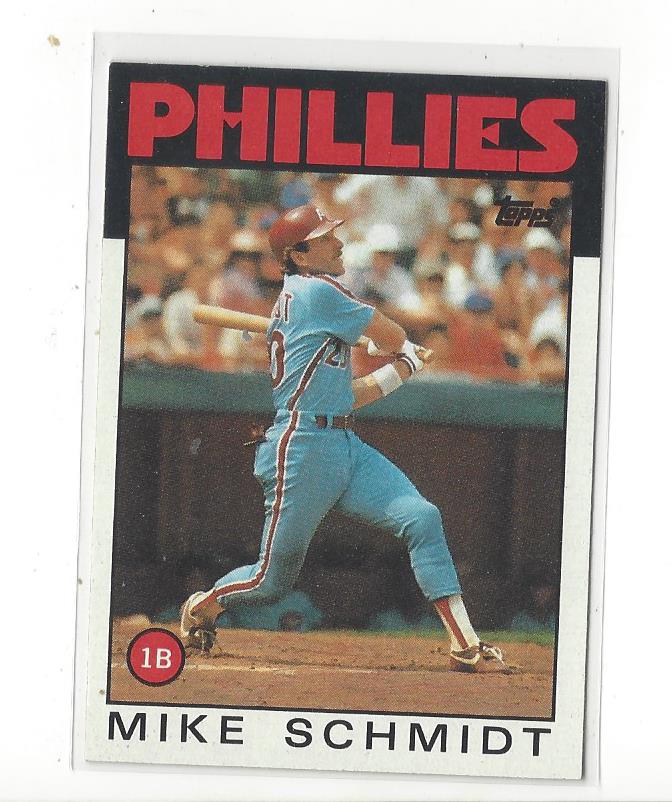 1986 Topps #200 Mike Schmidt