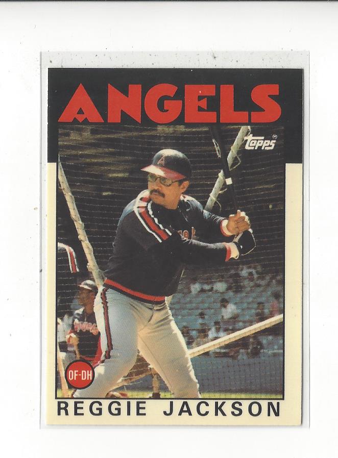 1986 Topps Tiffany #700 Reggie Jackson