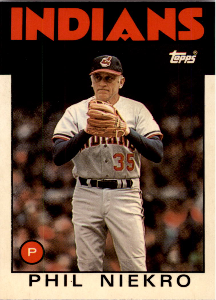 1986 Topps Traded Tiffany #77T Phil Niekro - NM-MT