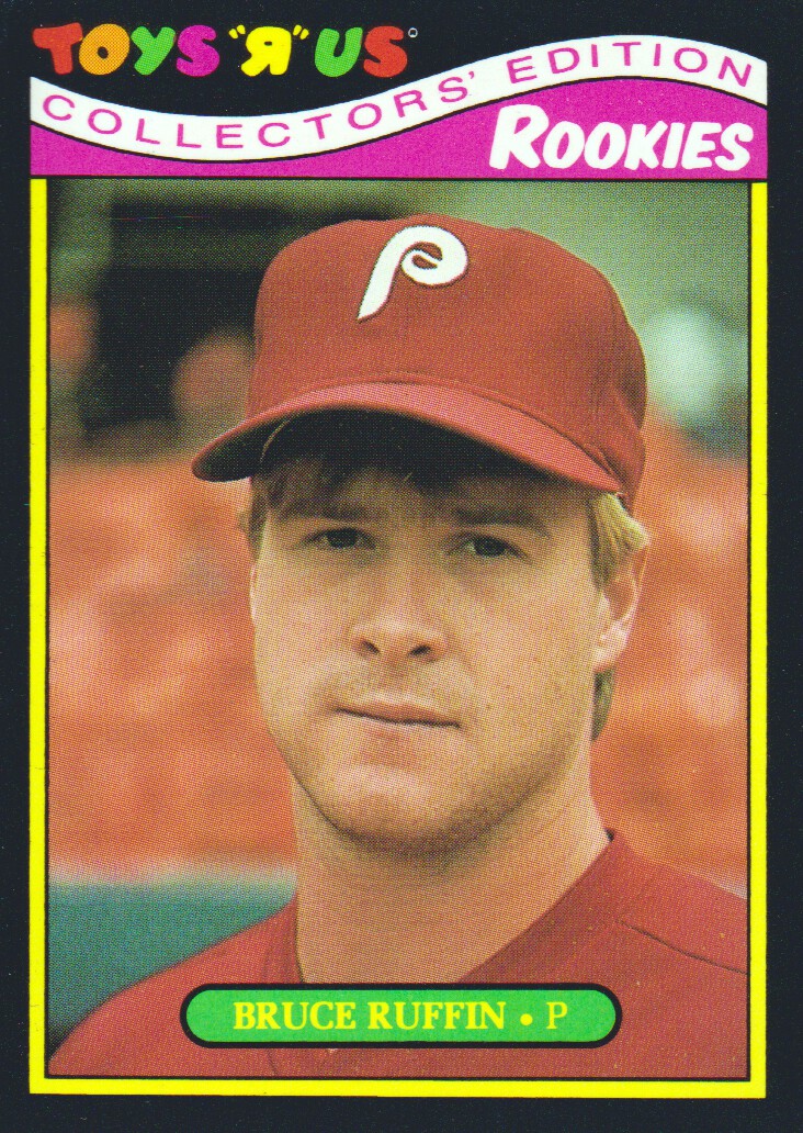 1987 Toys R Us Rookies 23 Bruce Ruffin NMMT