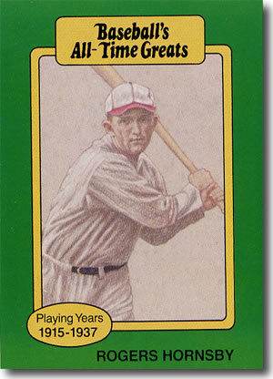 1987 Hygrade All-Time Greats #45 Rogers Hornsby