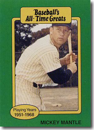 1987 Hygrade All-Time Greats #60 Mickey Mantle