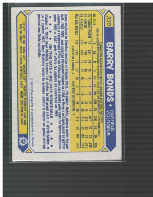 B0652- 1987 O-Pee-Chee Baseball Card #s 201-396 -You Pick- 15+ FREE US SHIP - Picture 239 of 394