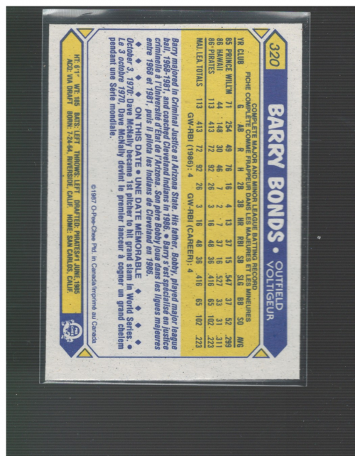 B0652- 1987 O-Pee-Chee Baseball Card #s 201-396 -You Pick- 15+ FREE US SHIP - Picture 241 of 394