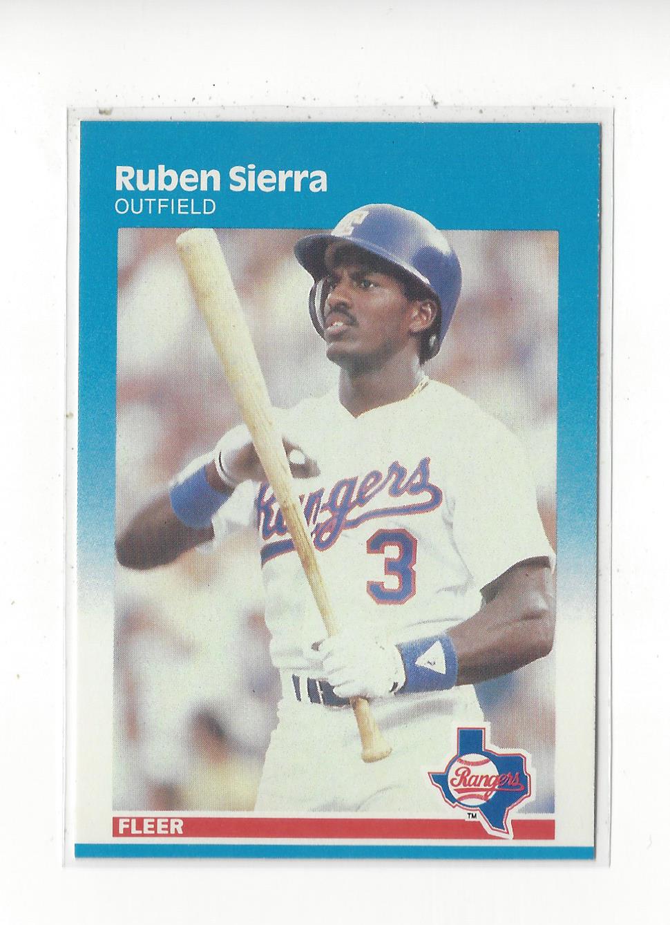 1987 Fleer #138 Ruben Sierra RC