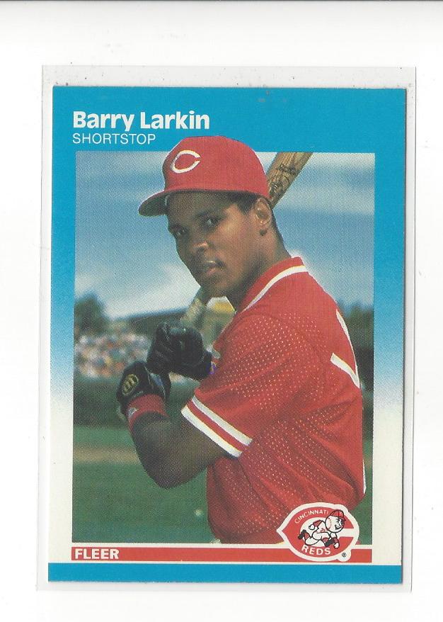 1987 Fleer #204 Barry Larkin RC