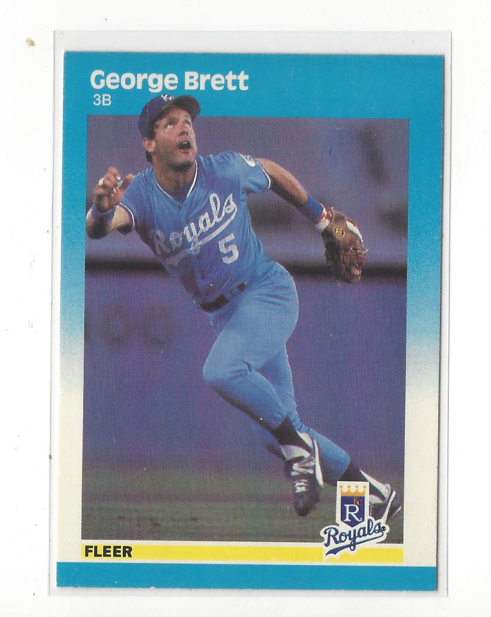 1987 Fleer #366 George Brett