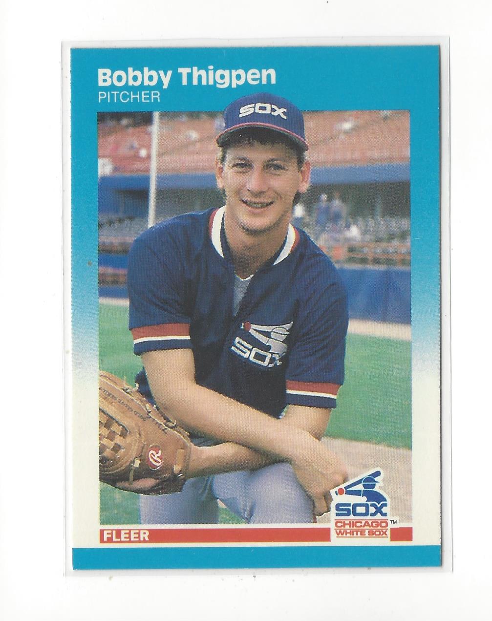 1987 Fleer #507 Bobby Thigpen RC