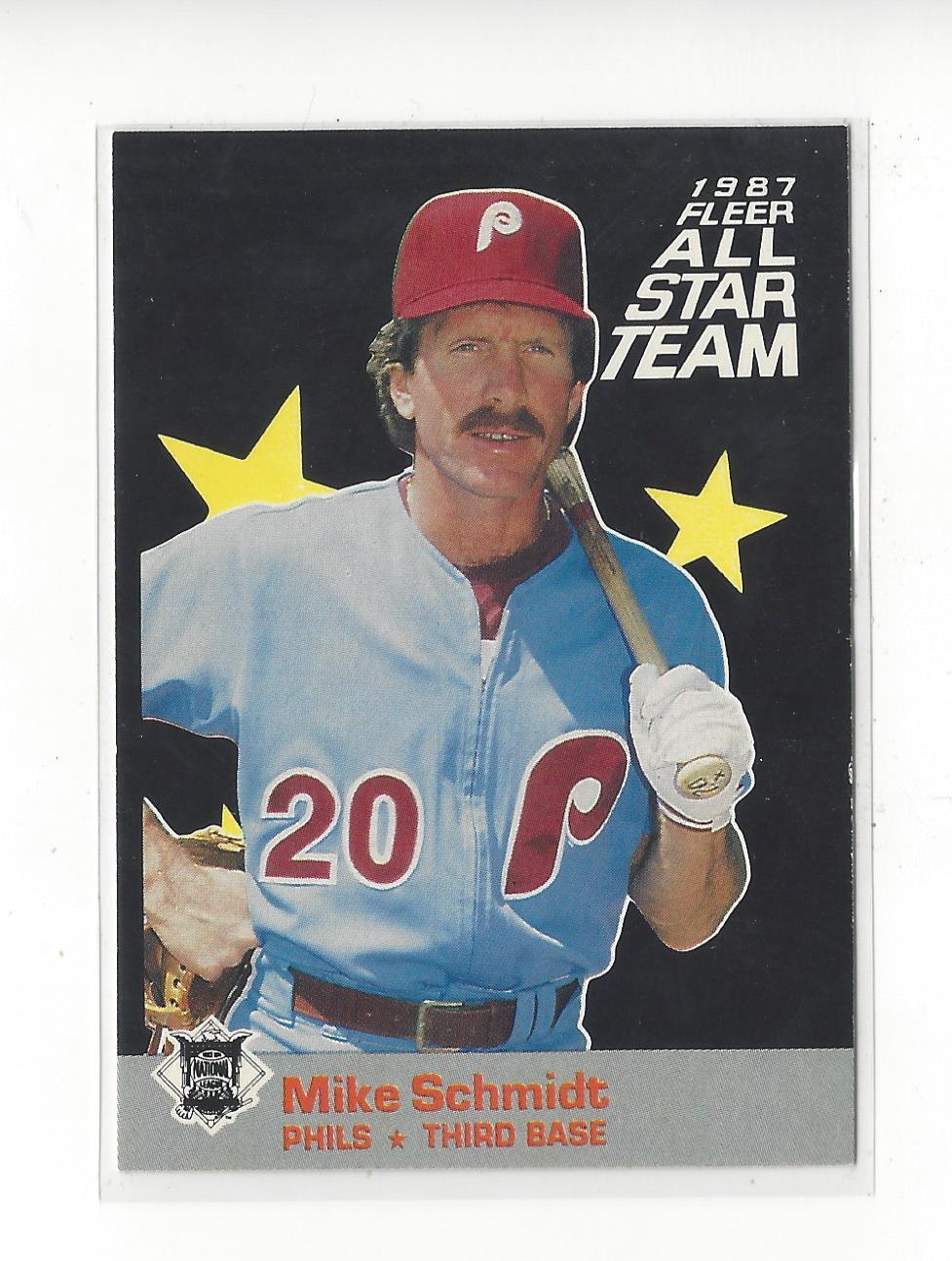 1987 Fleer All-Stars #6 Mike Schmidt