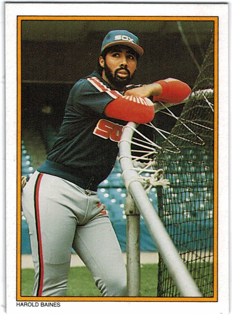 1986 Topps #755 Harold Baines VG Chicago White Sox - Under the