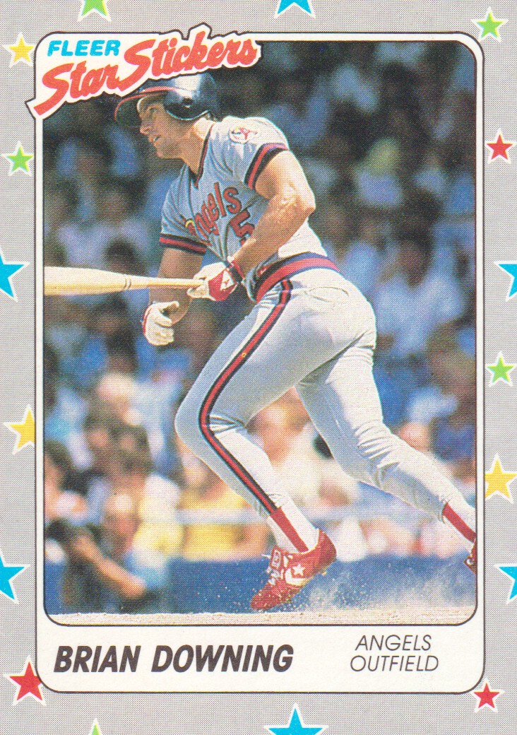 1988 Fleer Star Stickers #11 Brian Downing