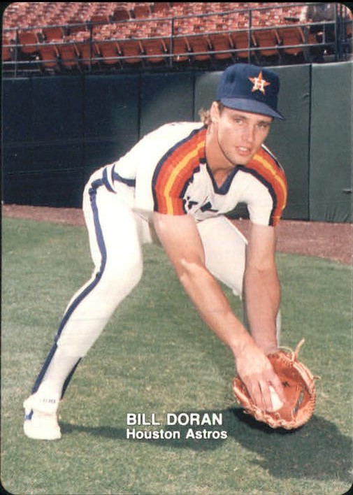 Bill Doran Signed 1989 Mother's Cookies Baseball Card - Houston
