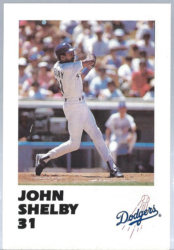 1988 Dodgers Police #31 John Shelby
