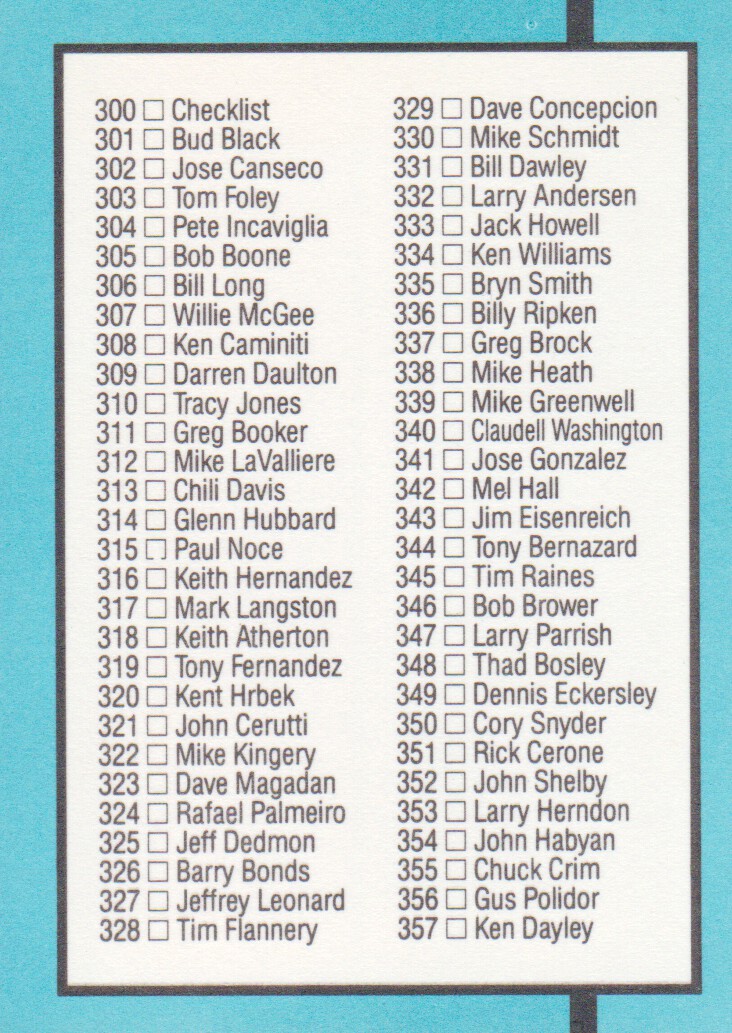 thumbnail 105  - 1988 Donruss Baseball Cards 249-496 Pick From List