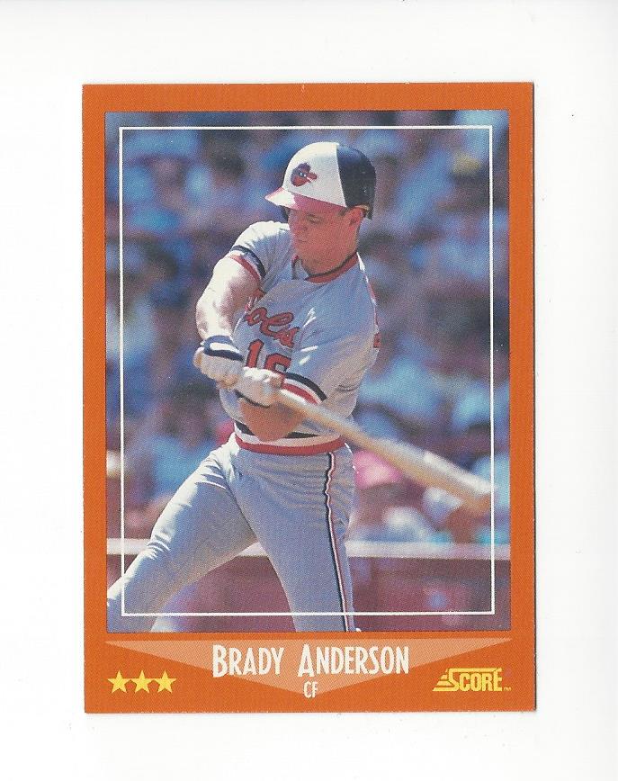 1988 Score Rookie/Traded #70T Brady Anderson XRC