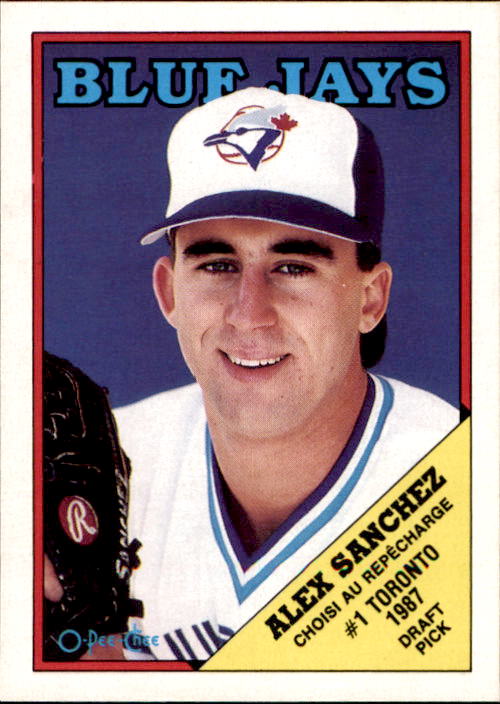 1988 O-Pee-Chee ... Pick Your Player Nate Minchey Delino DeShields Alex Sanchez - Picture 6 of 7