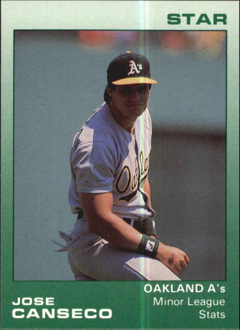 1988 Star Canseco #2 Jose Canseco/Minor League Stats - NM-MT