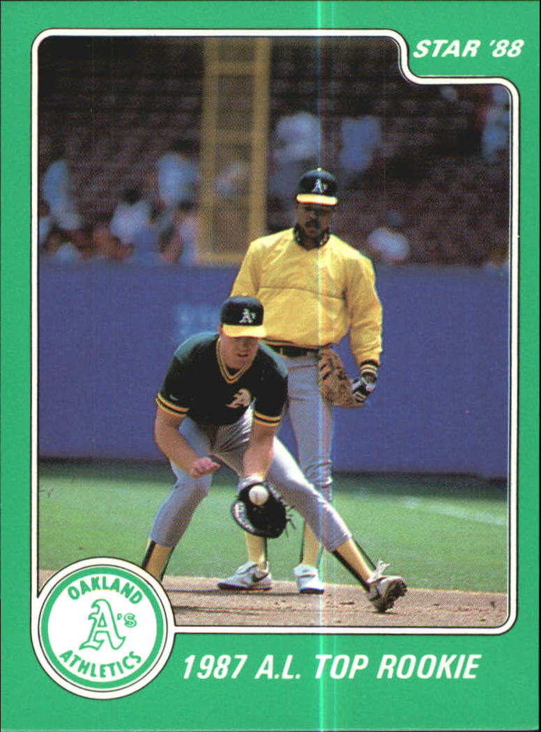 1988 Star McGwire Green #5 Mark McGwire/1987 A.L. Top Rookie