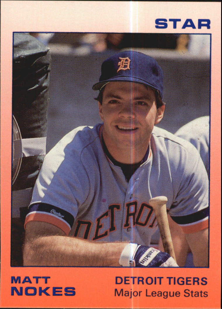 1988 Star Nokes #3 Matt Nokes/Major League Stats