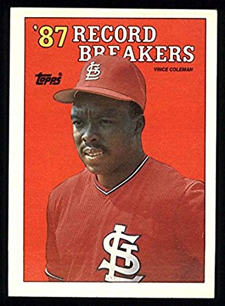 1988 Topps #1 Vince Coleman RB