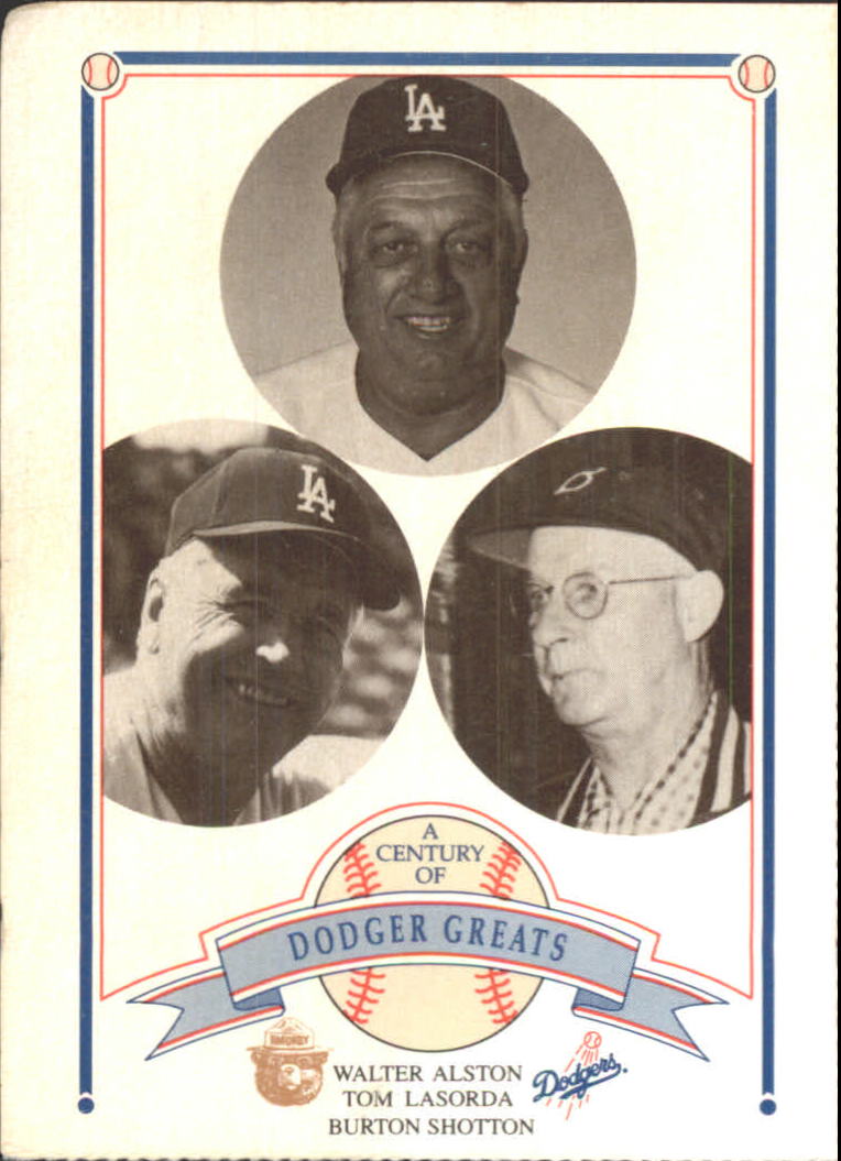 1989 Dodgers Smokey Greats #1 Walter Alston MG