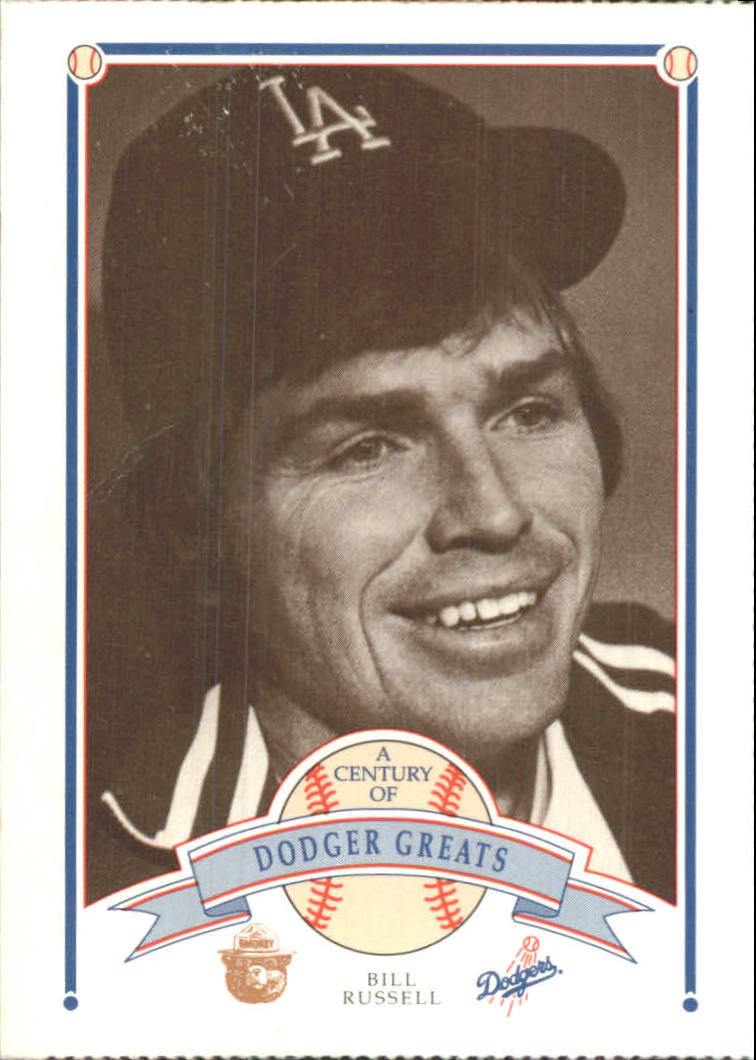 1989 Dodgers Smokey Greats #81 Bill Russell
