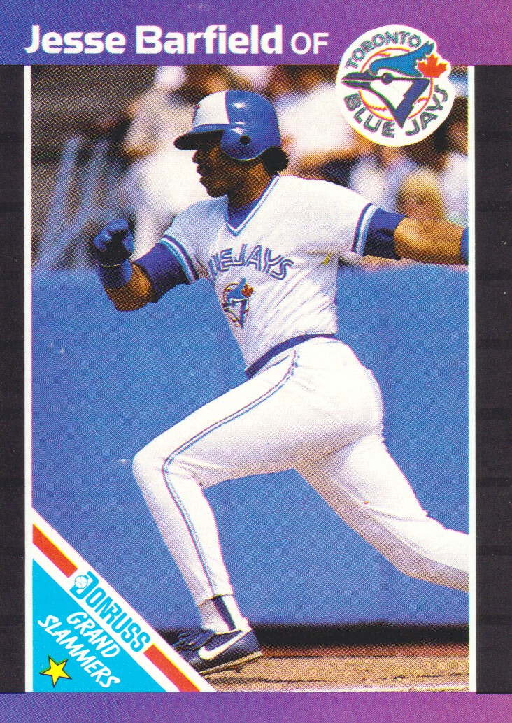 Donruss Jesse Barfield Baseball Trading Cards